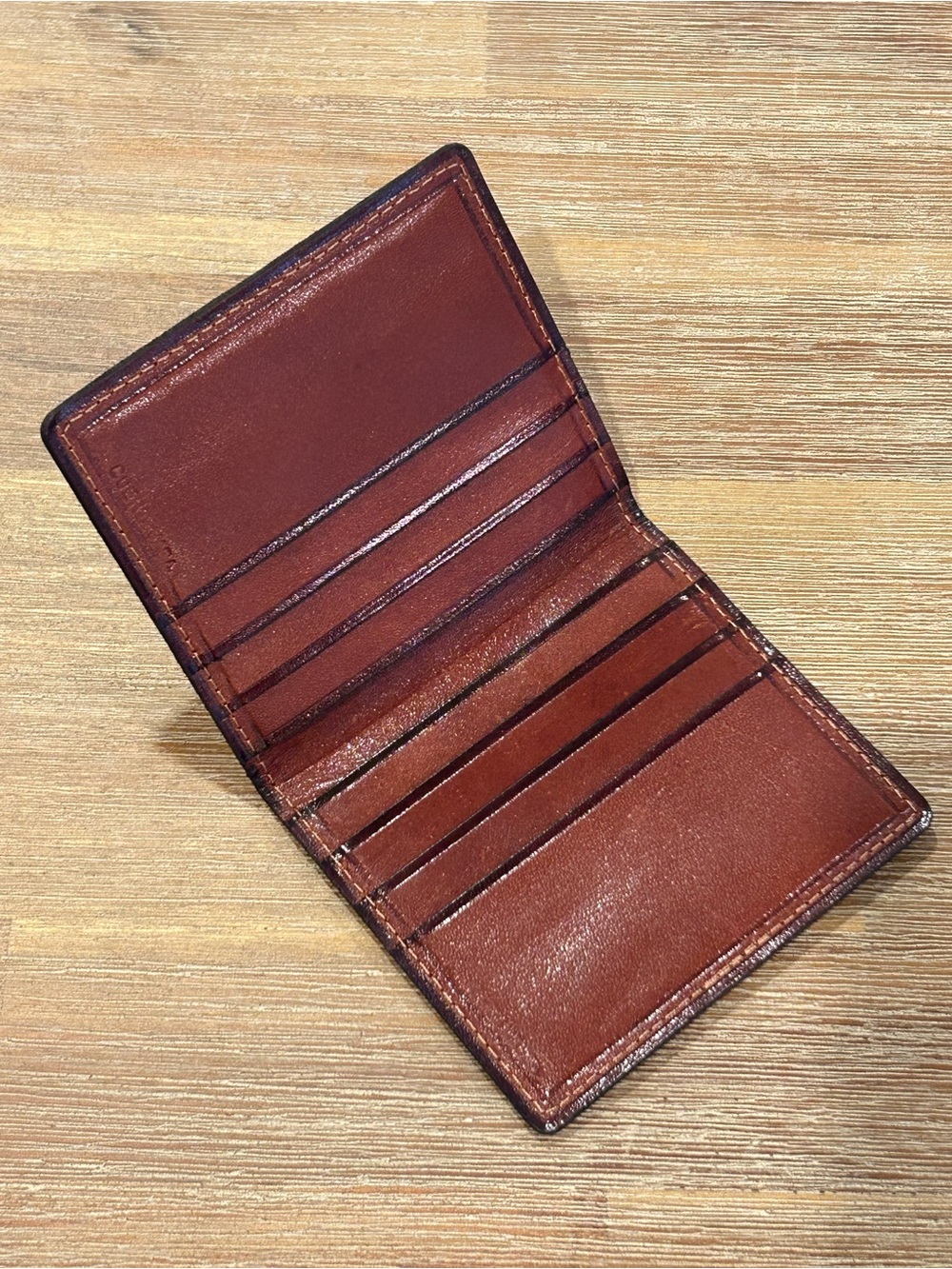 Italian Leather Bifold Wallet - Picture 3 of 3